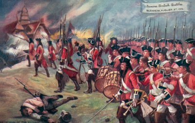 Troupes britanniques prenant d